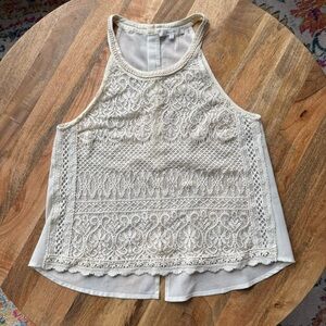 Miss Me Cream Lace Top
